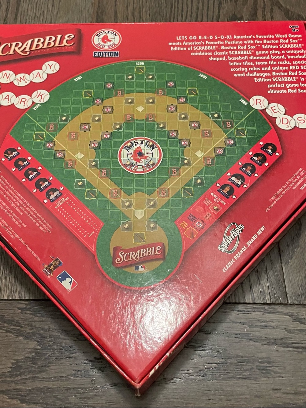 SCRABBLE Boston Red Sox Edition Board Game - Red - Picture 2 of 13